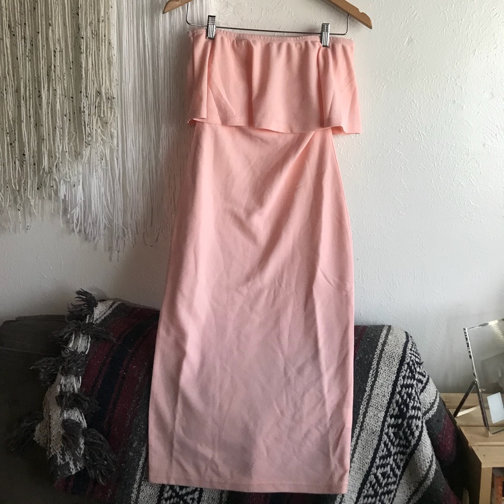 NWOT - Pink Bandeau Dress